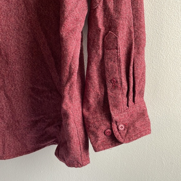 Burgundy Button Down Mountain Ridge XXL - Picture 5 of 8